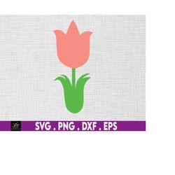 tulip svg, spring flower svg, spring, spring flower, tulip flower instant digital download files included!