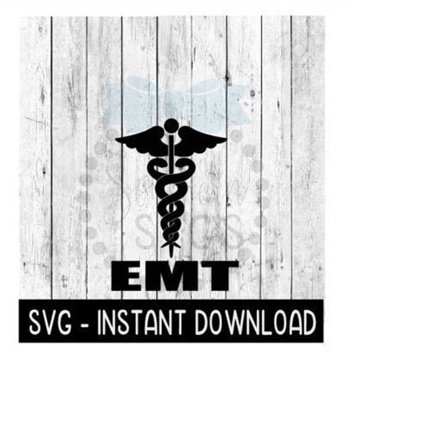 Emt File EMT Caduceus Medical Symbol SVG, Emergency Symbol SVG Files, | Inspire ...
