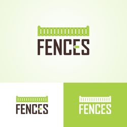 fences logo design template 02