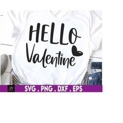 hello valentine svg, red heart svg, xoxo valentines day svg, valentines svg, love svg, hugs and kisses svg, happy valent