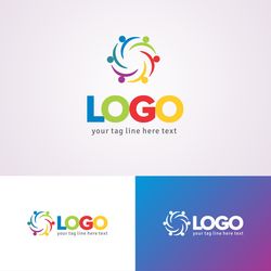 ngo logo logo design template 08