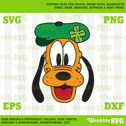 St. Patrick's Day Pluto Hat Cutting File Printable, SVG file for Cricut