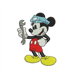 Mickey Mouse Mechanic- Machine Embroidery Designs