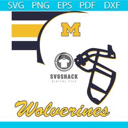 michigan wolverines helmet svg, sport svg, helmet svg, michigan wolverines svg, wolverines svg, wolverines logo, michiga