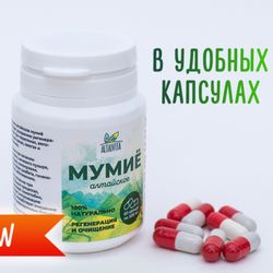 Altai mumie in capsules, 60 capsules of 500 mg each