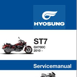 Hyosung ST7 GV700C 2010 Service shop Manual