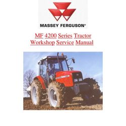 Massey Ferguson MF 4200 Service WorkShop Repair Manual