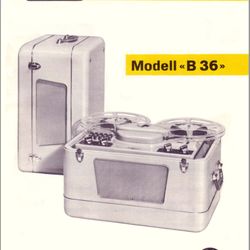 Revox Studer B36 service & user manual B-36 instructions