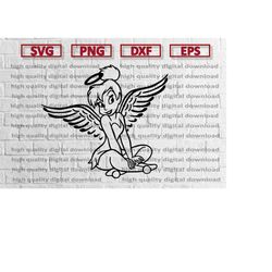 fairy svg, fairy dxf, fairy svg cricut, fairy silhouette cut file, fairy clipart