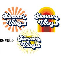summer vibes bundle png instant download