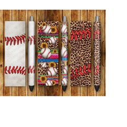 Leopard Baseball Pen Wraps Png Sublimation Design, Serape Baseball Pen Wraps Png,Leopard Pen Wrap Png,Western Baseball P