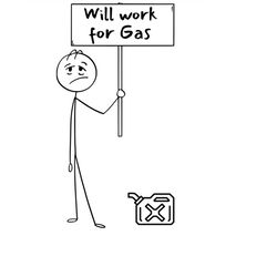 will work for gas money png instant download