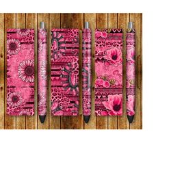 Valentines Day Western Pen Wraps Png Sublimation Designs,Valentines Day Western Pen Wrap Png,Western Design Pen Wrap Png