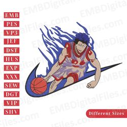 nike swoosh daiki aomine embroidery design