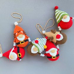 santa christmas dolls crochet pattern pdf