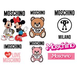 moschino bundle svg, moschino logo svg ,8 moschino svg file cut digital download