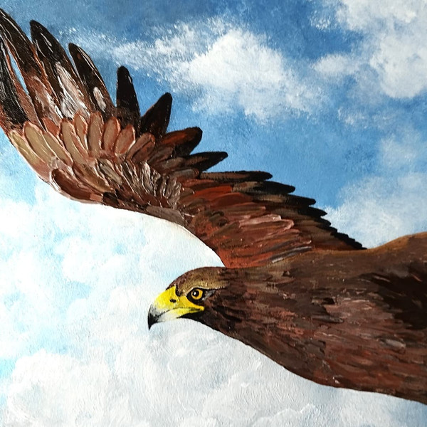 Textured-acrylic-painting-bird-art-in-frame.jpg