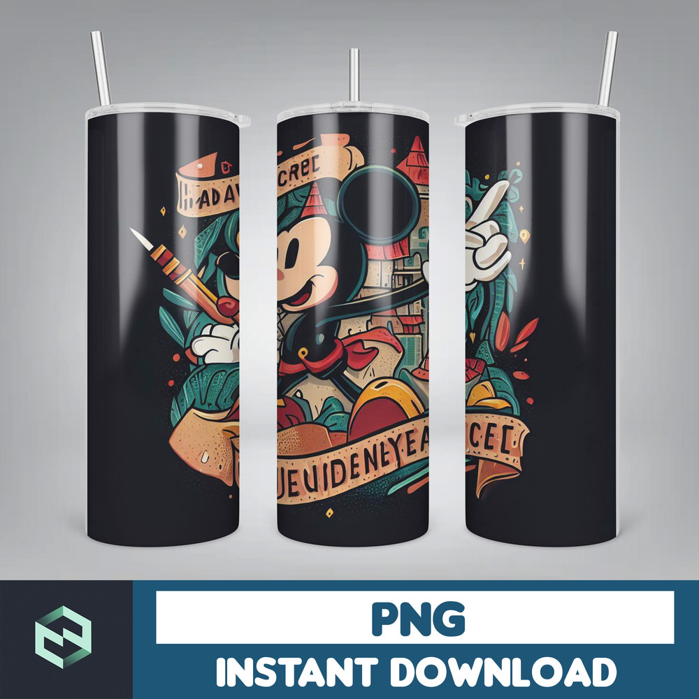 Mickey Tumbler Wrap, Digital Download 20oz Tumbler PNG Wraps Design, Digital 20 oz Skinny Tumblers Designs (9).jpg
