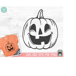 Jack O Lantern SVG File, Pumpkin SVG, Happy Halloween SVG,, Pumpkin Cut File, Halloween Cut File, Halloween Clipart, Hal