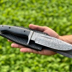 Custom Hand Forged Damascus Steel Hunting Survival Camping Bushcraft Bowie Knife