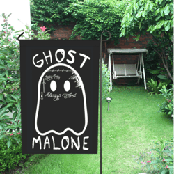 Ghost Malone Halloween Garden Flag (two Sides Printing, Without Flagpole)