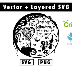 every day is halloween isnt it for some of us svg and png files for cricut machine , anime svg , manga svg , goku svg
