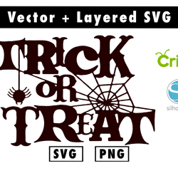 trick or treat svg and png files for cricut machine , anime svg , manga svg , goku svg