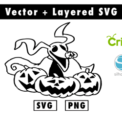 halloween svg and png files for cricut machine , anime svg , manga svg , goku svg