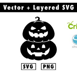 jack o lanterns svg and png files for cricut machine , anime svg , manga svg , goku svg