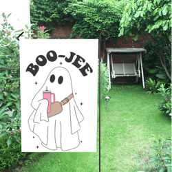 Boo-jee, Boo Jee Ghost Halloween Garden Flag (two Sides Printing, Without Flagpole)