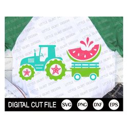 summer tractor svg, summer svg, beach cut files, watermelon tractor clip art, vacation mode svg, summer porch sign, svg