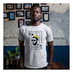 king dad, christmas gift for black father, black owned, father's day, black father, beard dad shirt | happy fathers day