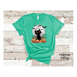 cat jack-o-lantern, halloween shirt, happy halloween shirt, halloween party, trick or treat shirt, halloween costume, ca