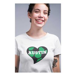 Heart Austin Soccer, Football Club, Austin Shirt, FC Shirt, Shirt For Soccer Game, ATX Soccer | Soccer Club Shirt | Aust