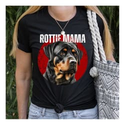 rottweiler mama shirt, rottie mom, gift for rottweiler owner shirt, retro rottweiler t-shirt, retro dog mom shirt, rotti