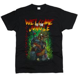 welcome to the jungle predator men t-shirt