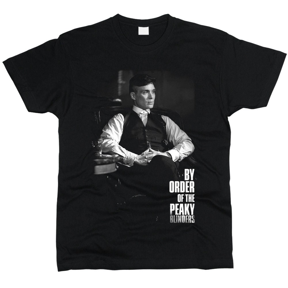 Tommy Shelby Peaky Blinders Heavyweight 190 gsm Cotton Men T-shirt-1.jpg
