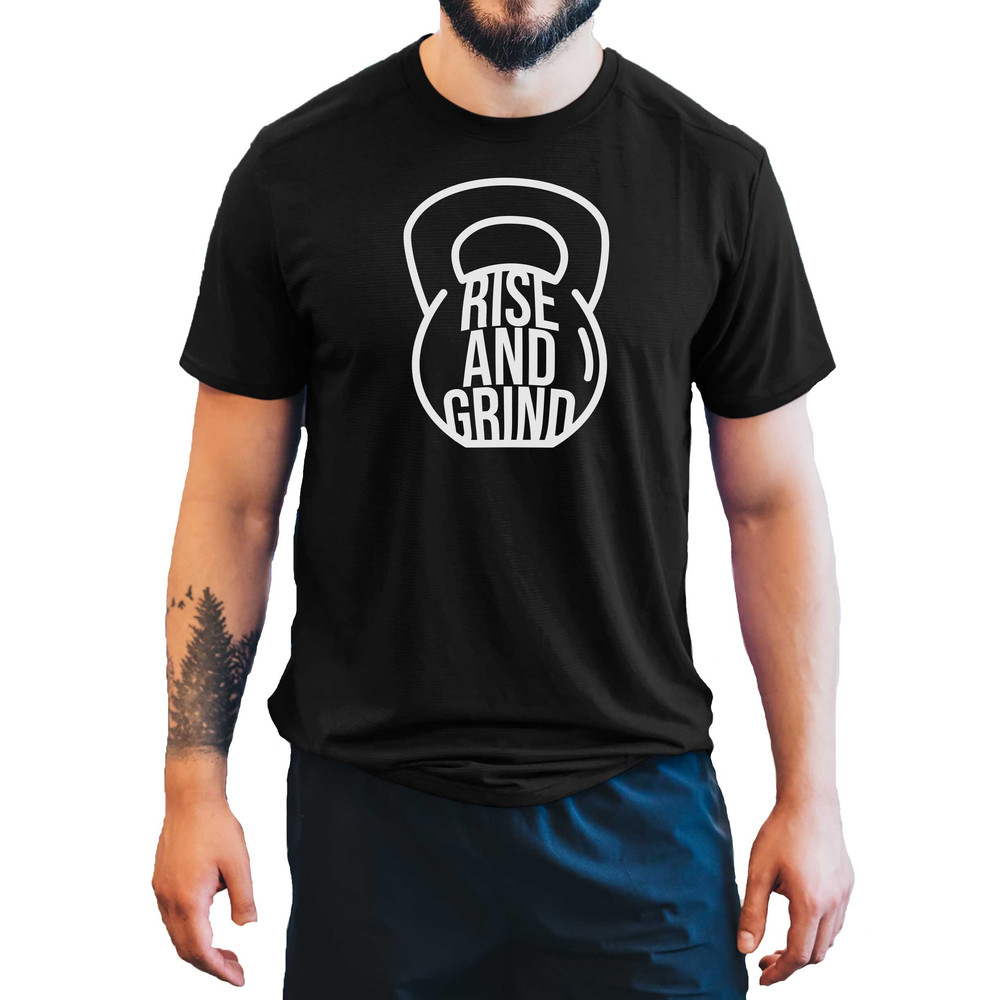 Rise & Grind Men's T-Shirt Gym Top Active Wear Training Bodybuilding Shirt.jpg