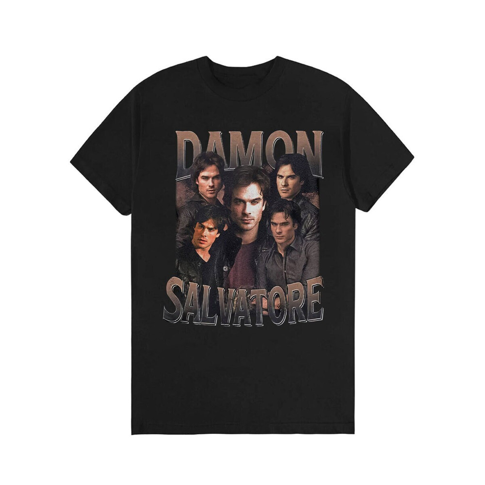 Limited Damon Salvatore Vintage 90s Shirt , Unisex T-shirt , The Vampire Diaries Shirt , Trendy Shirt.jpg