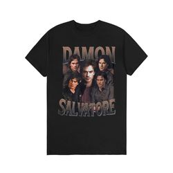 limited damon salvatore vintage 90s shirt , unisex t-shirt , the vampire diaries shirt , trendy shirt