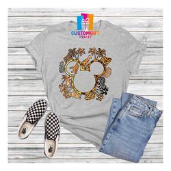 disney animal kingdom t-shirt, disney shirt, wild animals shirt, mickey mouse shirt, mickey head shirt, disney safari sh