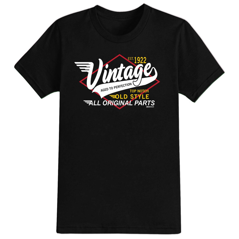 Mens 100th Birthday Gift One Hundred Gifts Vintage Old Style Year 1922 T Shirt Funny Tee Present 100 Years Old.jpg