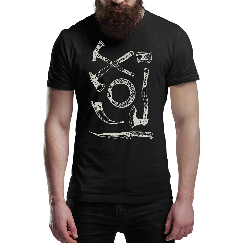 Tools & Weapons Viking T-Shirt Victory Or Valhalla Tee Shirt Norway Norse Mythology Viking Warrior Shirt Unisex.jpg
