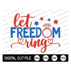 4th of july svg, let freedom ring svg, independence day, memorial day, fourth of july, usa freedom day, american flag, s