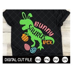easter bunny saurus svg, easter svg, kids shirt design, dinosaur svg, egg hunt clip art, cute spring dxf, svg files for