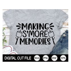 smore basket svg, camping svg, smores station shirt, summer svg, making smore memories, kids shirt, camping png, dxf, sv