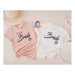 bridal party t-shirt, team bride shirt, bride shirt, bridesmaid gifts, bachelorette party shirt, gift for bride, custom
