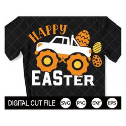 happy easter truck svg, easter eggs svg, boys easter svg, happy easter svg, easter truck cut file, dxf, svg files for cr