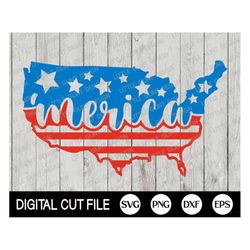 4th of july svg, 'merica svg, american flag svg, independence day, memorial day, patriotic shirt, american map, svg file