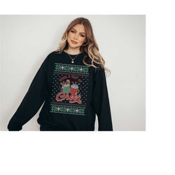 have a cup of cheer cocoa sweater, vintage christmas, christmas sweatshirt, women's cute santa, graphic pullover, ugly c